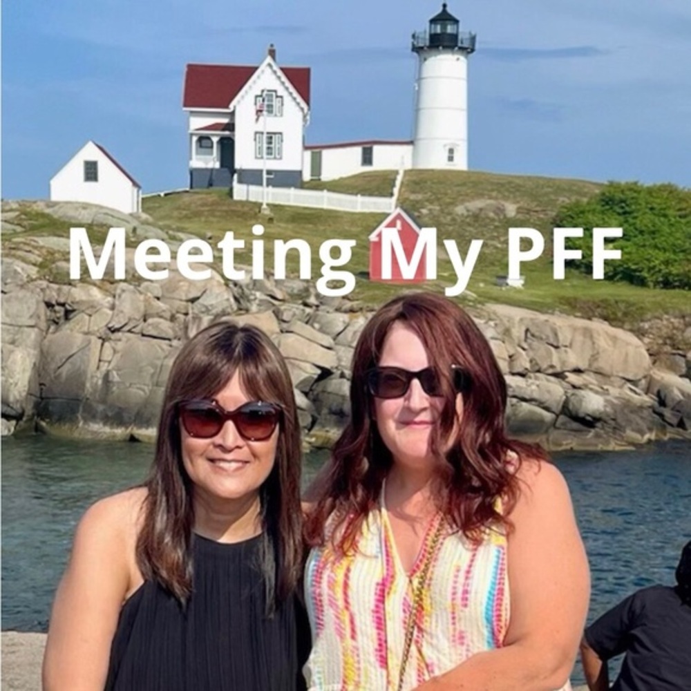 Meeting my PFF, Lenore (@lenoregarnhum ) for the first time